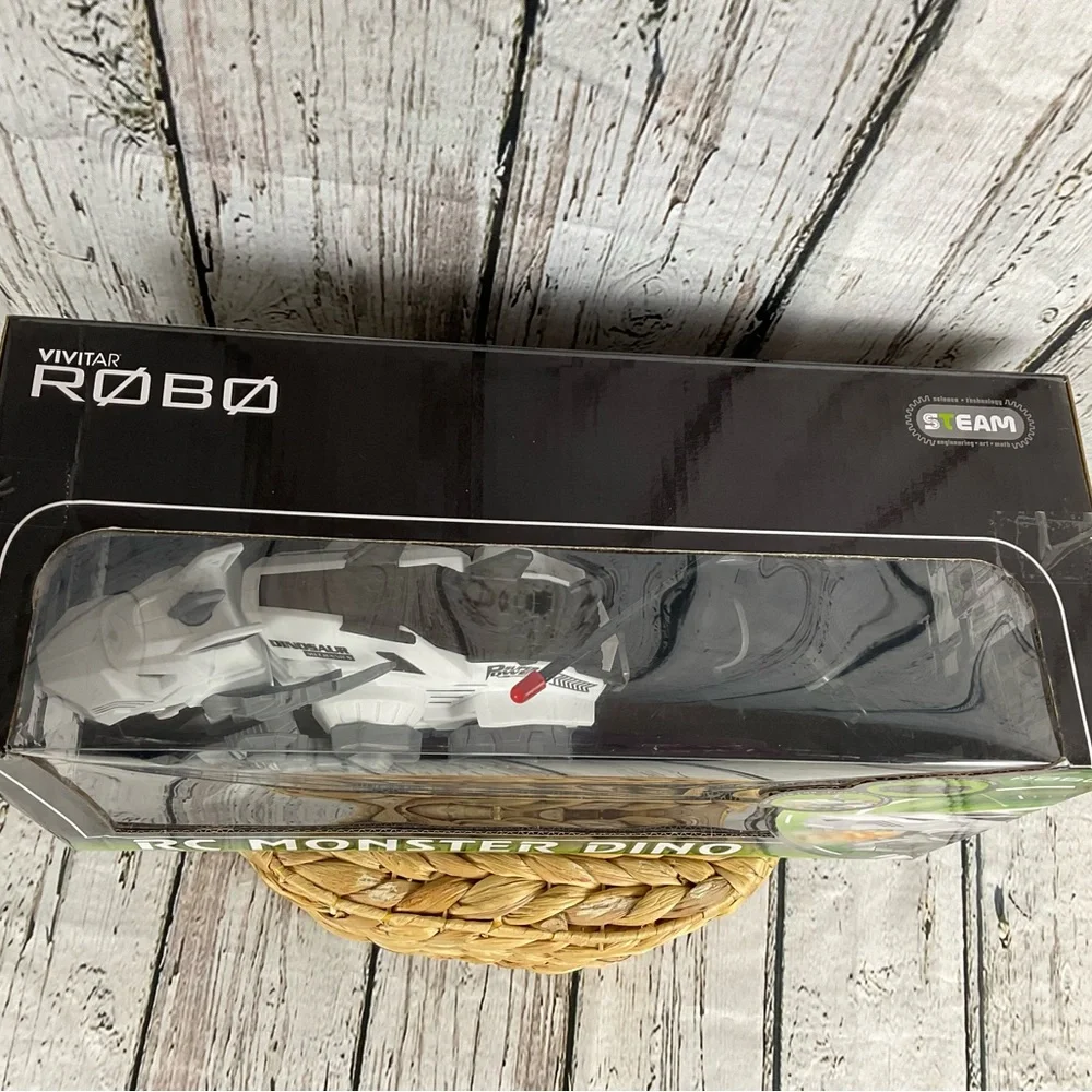 Vivitar Robo RC Monster Dino Fire Breathing Remote Control Dinosaur New